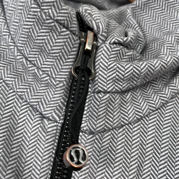 Lululemon define jacket in white grey herringbone - Picture 3 of 4